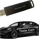 Tesla Dashcam and Sentry Portable SSD Flash Drive with USB 3.0 128 GB for Tesla Model 3/S/X/Y Dashcam & Sentry Mode | Pre-Configured Tesla Model 3/S/X/Y Accessories| Tesla Thumb Drive| Video Footage