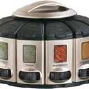 KitchenArt 57010 Select-A-Spice Auto-Measure Carousel Professional Series, Satin
