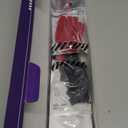 AsiaHorse 18AWG PSU Cable Extension Sleeved Custom Mod GPU PC Audio Video Power Supply Soft Braided Cables with Two Color Comb Kit 24P/8P to 6+2P/ 8P to 4+4P 30CM (Black)