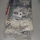 AVOIN colorlife Merry Christmas Joy Xmas Trees Red Throw Pillow Covers, 16 x 16 Inch Christmas Winter Holiday Cushion Case Decoration for Sofa Couch Set of 4