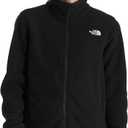 The North Face Women's Glacier Fleece Jacket (Standard & Plus Size) - Soft Pullover with Zippered Hand Pockets, TNF Black, X-Large