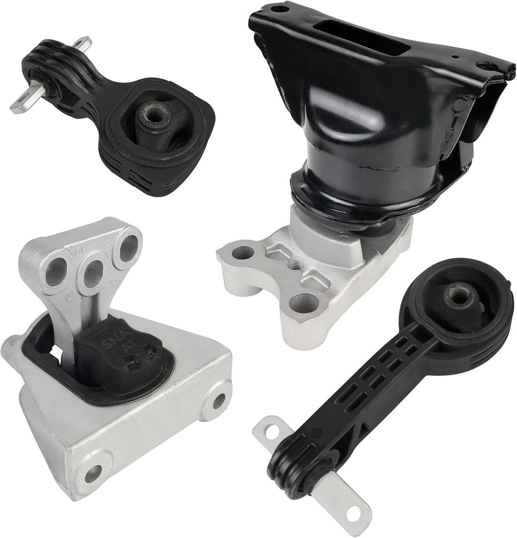 4pcs Engine Motor & Transmission Mount Set Compatible with Honda Civic 2006-2010 1.8L Automatic Transmission Replace for OE A4530 A4534 A4543 A4546