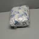 Chanasya Premium Layered Leaf Duvet Cover Set - Duvet Cover (104 x 90) & 2 Pillow Shams (20 x 36) - 3-Piece Set, King Size, Blue Taupe