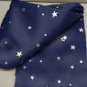 BGment Kids Blackout Curtains for Boys Bedroom, Star Curtains Thermal Insulated Grommet Window Drapes for Nursery, Set of 2 Panels (42 x 63 Inch, Navy Blue)