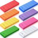 Kosiz 1000 Sheets 25 Bid Raffle Ticket Numbers - Chinese Auction Ticket Sheets for Events, Church (Deep Color)