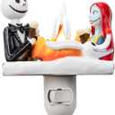 Nightmare Be Christmas Campfire Night Light,Nightmare Christmas Lights Plug in to Wall Resin Vintage,Christmas Eve Night Light Gifts Festive Ambiance for Kids Girls Boys,Xmas Decorations Indoor,Room (Colorful-Halloween)