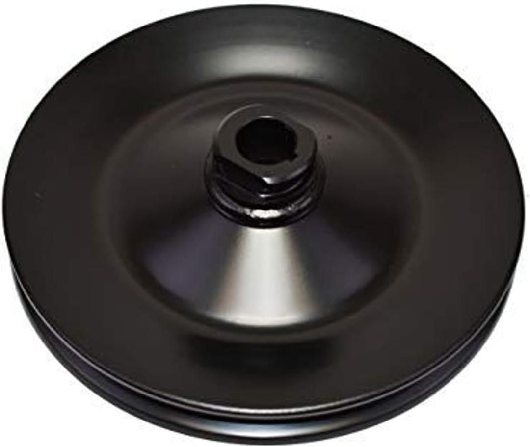 A-Team Performance Steel Keyway Power Steering Pump Pulley - Durable Steel Construction - Compatible With 1955-72 GM SBC/BBC & Ford SBF for GM Type 2 Power Steering Pump Pulley