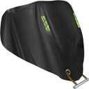 Motorcycle Cover All Season,Universal Weather Quality Waterproof Sun Outdoor Protection Scooter Shelter Tear Proof Night Reflective & Lock-Holes Storage Bag Fits up to 105" Motorcycles Vehicle