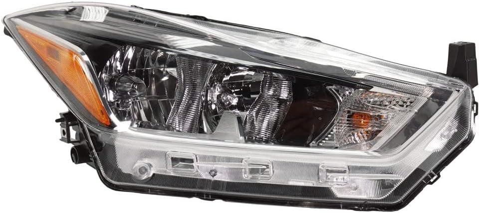 For Nissan Kicks 2018 2019 2020 Headlight Assembly Passenger Side | S/SL/SV Model | Replacement for NI2503264 | 26010-5RL0A