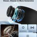 MUSICOZY Sleep Headphones Bluetooth 5.4 Headband, Sports Wireless Earphones Sweat Resistant Earbuds Sleeping Headphone with Ultra-Thin HD Stereo Speaker for Workout Running Cool Gadgets Unique Gifts