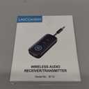 Premium Pro Bluetooth 5.4 Transmitter Receiver,Airplane Audio Adapter,Wireless Transmitter for TV/Travel Flight,Airline,Gym.Compatible with 2 AirPods/Headphones,Bluetooth Receiver for Car/Home Stereo (Black)