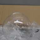 Bathroom Light Fixtures, 3-Light Black and Brushed Nickel Bathroom Vanity Light, Modern Wall Sconces with Globe Clear Glass Shade, Vanity Lighting Fixtures Over Mirror, VL195-KN-3