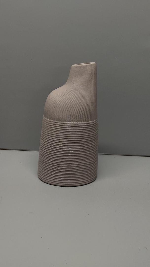 Beige Ceramic Vase