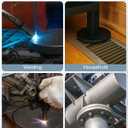 Steel Plate Sheet 1/8" x 8" Diameter Round Weldable 2 Pcs A36 Steel Sheet Metal Base Plate Disk for Construction (8 in, 2 Pcs)