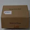 Cisily Sponge Holder for Kitchen Sink with Towel Rack, Sink Caddy with Kitchen High Brush Holder, Organzier Rustproof 304 Stainless Steel Dish Organizer Divider, Soap Dispenser Storage