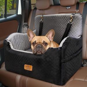 Large Dog Car Seat for Dogs Under 65 lbs,Thick High-Density Sponge Booster