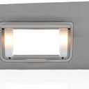 Left Drvier Side Sun Visor Fit for Honda Pilot 2017-2022, Honda Ridgeline 2018-2023 Replaces# 83280-TG7-A12ZB (Gray)