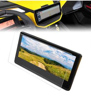 KEMIMOTO Screen Protector Compatible with Can-Am Maverick R 2024 2025 / Ski-Doo 2023+, Touch Screen High Aluminosilicate Glass Protective Film, 10.5"  4.9