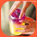 Heyhae Semi Cured Gel Nail Strips | No LED Lamp Needed | Ombre, Pink, Spring | Easy Apply & Remove, Salon Quality | Includes 28 Strips, 1 Prep Pads, Nail File & Wooden Stick - Hey, You're Enchanting