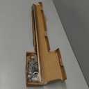 Ivilon Drapery Window Curtain Rod - End Cap Style Design 1 Inch Pole. 28 to 48 Inch Color Warm Gold