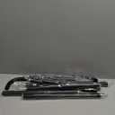 Wolistsa Curtain Rods for Windows 66 to 120 Inch, Black Wrap Around Blackout Curtain Rod, 1 Inch Adjustable Long Heavy Duty Room Darkening Window Treatment Rods for Bedroom, Living Room, Sliding Door