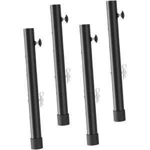 DOITOOL Table Height Extenders 4 Pack Adjustable Desk Legs Riser for Table Legs