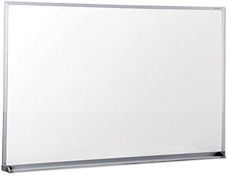 Universal Melamine Dry Erase Board, 36 X 24 Inches Satin-Finished Aluminum (43623)