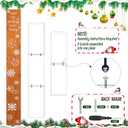 70 Inch Christmas Stocking Holder with 6 Hooks, Xmas Stocking Hangers for Wall, Vertical Wooden Stockings Hung Christmas Stand for Christmas Fireplace Mantel Xmas Decorations (Classic)