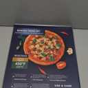 Pizza Pan - 14 Inch Nonstick Pizza Pan for Oven with Widen Handles for Cooking, Baking, and Grilling - Durable, Even Heating, Long-Lasting Kitchen Cookware (1, Black)