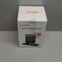 oneisall Automatic Cat Feeder with 5G WiFi, Automatic Cat Food Dispenser for 2 Cats Small Pets, 20 Cups/5L Timed Dry Food Dispenser with APP Control (Black)