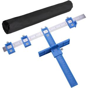 Joywayus Drill Punch Locator Cabinet Hardware Jig Template Woodworking Accurate Drilling Tool Father's Day Gift