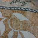 GarveeHome Leaves Floral Area Rug, 10' x 13'