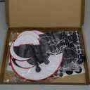 Amyhill 12 Pcs Large Ladybug Birthday Party Decorations Hanging 3D Ladybug Honeycomb Centerpieces Table Toppers Decoration for Birthday Baby Shower Party Supplies