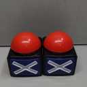 Game Answer Buzzer 2 Pcs, Game Buzzer Alarm Sound Play Button with Light Trivia Quiz Got Talent Buzzer Toys for Kids Adult