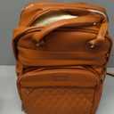 Leather Diaper Bags with Changing StationBaby BagLarge Capacity Diaper Bag Backpack for Moms Dads,Waterproof Diaper BackpackBrown