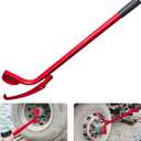 Tire Changing Tool, Tire Mount Demount Tool, Commercial Truck Tire Remover, for Class 6-8 Trucks, Semi Trucks, Buses of Heavy Duty Truck Tools, Red
