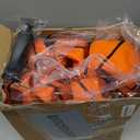 Wettarn 6 Pack Rubber Training Basketball with Pump Size 7, 29.5 Inch Street Ball for Teens Adults Indoor and Outdoor Gym Training Competition Basketball Games(Orange)