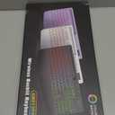 Wireless Keyboard with 9 Effects Backlits, Wrist Rest, Phone Holder, Rechargeable Ergonomic Computer Keyboard with Silent Keys, 2.4G Lag-Free Cordless Set for PC, Laptop, Windows, Mac (Keyboard Only)