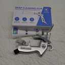 Tornado Dry Cleaning Gun with Brass Adjustable Air Flow Nozzle,Air Blower Gun Quickly Blasts Dirt and Dust from Surface Works with Air Compressor (Silver)