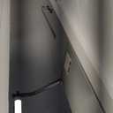 BIRDROCK HOME Hanging Jewelry Organizer - Lockable Storage Cabinet with Body Mirror & LED Lights, Door or Wall Mounted for Closet or Bedroom Dresser, Adjustable Height & Large Capacity - White