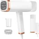 Portable Hand Held Steamer for Clothes - Foldable Steam Cleaner 20S Fast Heat-up, Clothes Steamer with 100Ml Capacity Water Tank, Remove Wrinkles Fastly (White)
