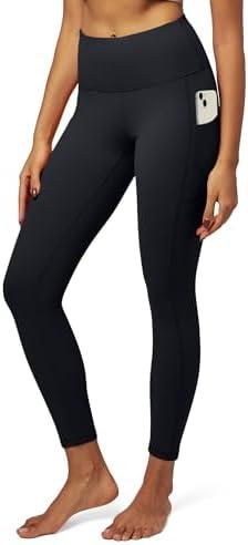 IUGA High Waist Yoga Pants with Pockets, Leggings for Women Tummy Control, Workout Leggings for Women 4 Way Stretch L