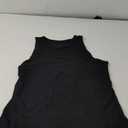 Women's BlackCotton Tank Top, Size XXL