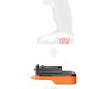Adapter Only for Porter Cable 18V Ni-CD Tools - Compatible with Ridgid 18V Batteries for Powering, No Charging Function, 1 Adapter Only (Not for Porter Cable 20V Tools)
