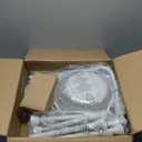 3-in-1 Bedside Commode Chair for Seniors, 400 lbs Heavy Duty Iron Commode Toilet with Padded Seat & Arms, Portable Toilet for Seniors & Adults, Height Adjustable, Bucket, Splash Guard