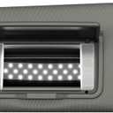 Driver Left Side Gray Sun Visor with Mirror Light Fit for Honda Accord 2013-2017 Replace 83280T2FA52ZB