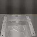 2 Pack Adhesive Under Desk Hanging Shelf Mount Drawer Organizer, Attachable Plastic Under Desk Storage Tray for Standing Desks, Tables, Workstations, Gaming, Cabinet, Increase Storage Space - White