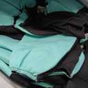 FH Group Full Set Cloth Car Seat Covers , Universal Fit combo, Low Back Front Seat Covers, Airbag Compatible, Split Bench Rear Seat, Washable Seat Cover for SUV,Sedan,Van, Mint