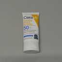 CeraVe 100% Mineral Sunscreen SPF 50, Face sunscreen With Zinc Oxide & Titanium Dioxide, Hyaluronic Acid + Niacinamide + Ceramides, Oil Free, Travel Size 2.5 oz