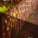 Upgraded 70FT 200 LED Solar Rope Lights, Timer & 8 Modes Trampoline Accessories Solar String Lights, IP65 Waterproof Solar Powered Fairy Lights for Party Garden Yard Tree Camp(Warm White)